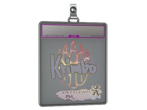 Pokrowiec na naklejkę | Krimbo (holograficzna) | Antwerpia 2022