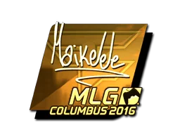 Aufkleber | Maikelele (Gold) | MLG Columbus 2016