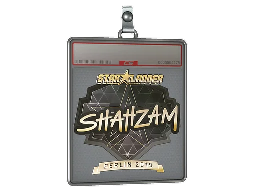 Klistermärkesfodral | ShahZaM (Guld) | Berlin 2019