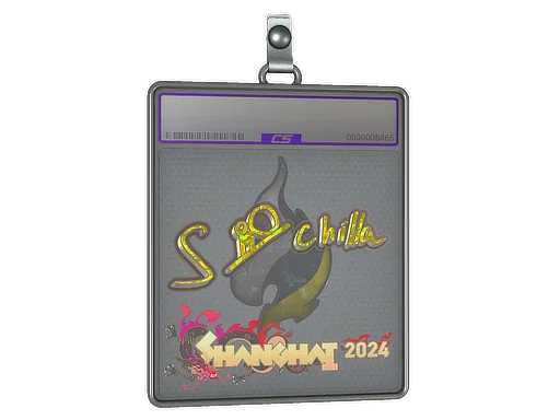 Placa de Adesivo | s-chilla (Purpurinado) | Xangai 2024