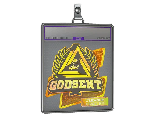 Placa de pegatinas | GODSENT (holográfica) | Atlanta 2017