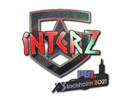 Klistermärke | interz (Holo) | Stockholm 2021
