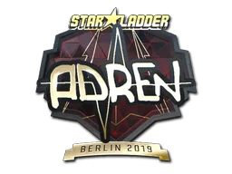 Aufkleber | AdreN (Gold) | Berlin 2019