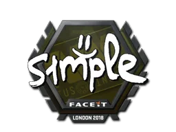 Klistermärke | s1mple | London 2018