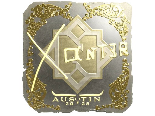Naklejka | Xant3r (złota) | Austin 2025