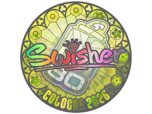 Pegatina | Swisher (holográfica) | Colonia 2026