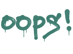 Sealed Graffiti | Oops (Frog Green)