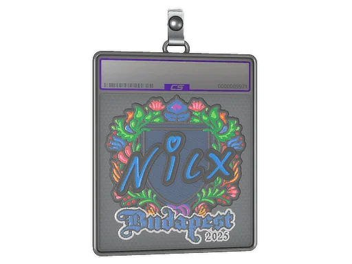 印花板 | nicx（刺绣）| 2025年布达佩斯锦标赛