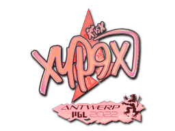 Pegatina | Xyp9x (holográfica) | Amberes 2022