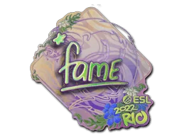 Aufkleber | fame (Holo) | Rio 2022