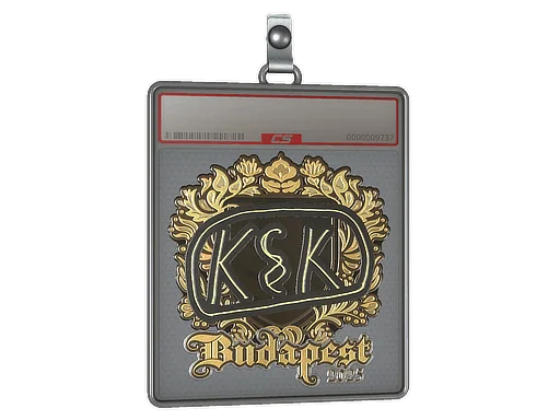 Placa de Adesivo | kyousuke (Dourado) | Budapeste 2025