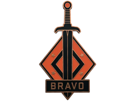 Anstecknadel: Bravo (Echt)