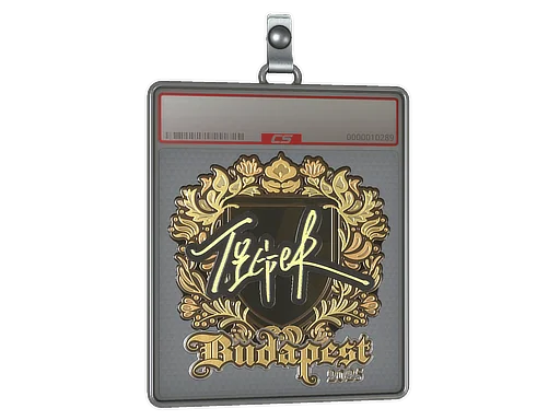 Sticker Slab | Tiger (Gold) | Budapest 2025