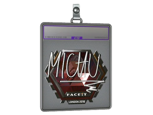 Placa de Adesivo | MICHU (Brilhante) | Londres 2018