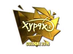 Naklejka | Xyp9x (złota) | Kolonia 2016