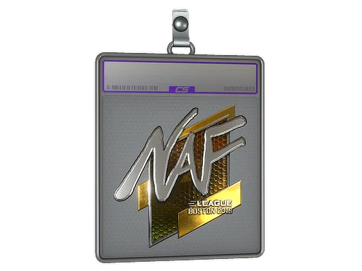 Placa de pegatinas | NAF (reflectante) | Boston 2018