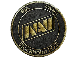 Naszywka | Natus Vincere (złota) | Sztokholm 2021