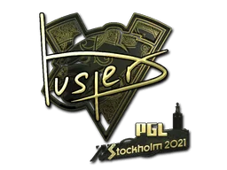 Aufkleber | buster (Gold) | Stockholm 2021
