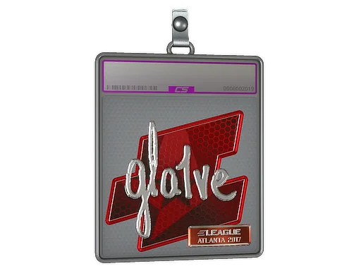 Sticker Slab | gla1ve (Foil) | Atlanta 2017