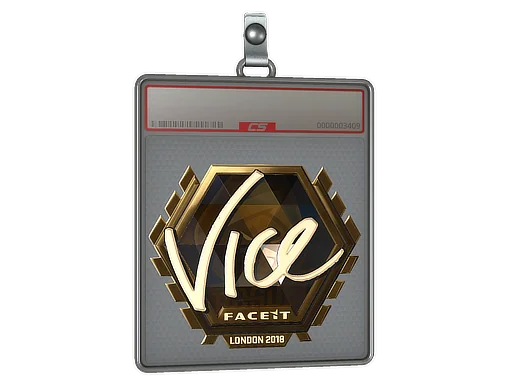 印花板 | vice（金色）| 2018年伦敦锦标赛