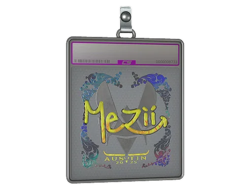 Pokrowiec na naklejkę | mezii (holograficzna) | Austin 2025