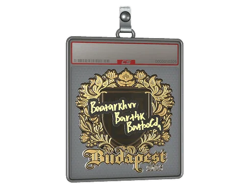 Sticker Slab | Bart4k (Gold) | Budapest 2025