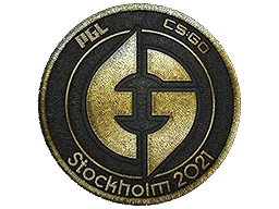 Naszywka | Evil Geniuses (złota) | Sztokholm 2021