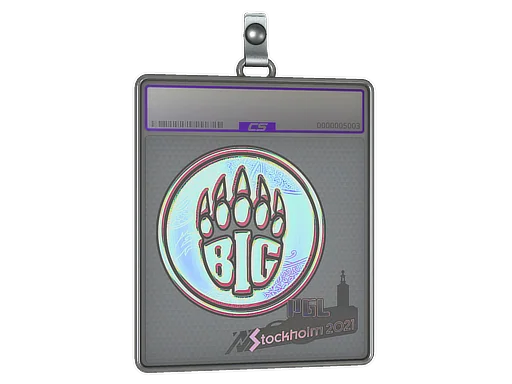 Placa de pegatinas | BIG (holográfica) | Estocolmo 2021