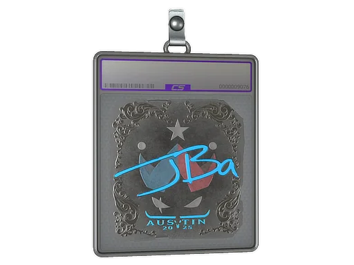 Placa de pegatinas | JBa (reflectante) | Austin 2025