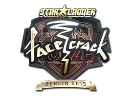 印花 | facecrack（金色）| 2019年柏林锦标赛