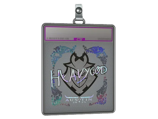 Placa de pegatinas | Heavygod (holográfica) | Austin 2025