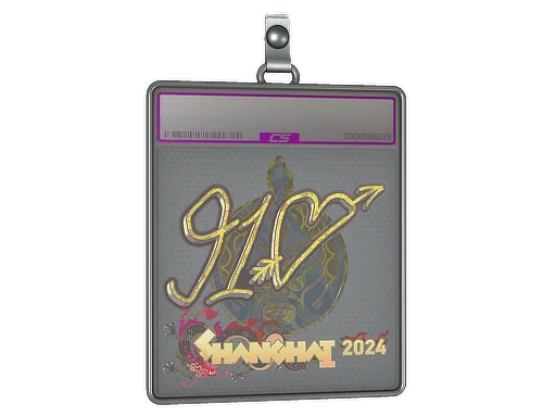 Placa de Adesivo | 910 (Holográfico) | Xangai 2024