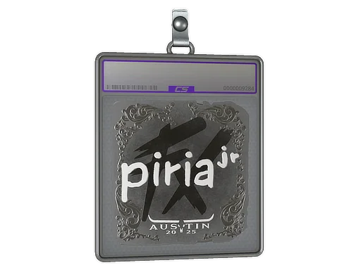 Placa de pegatinas | piriajr (reflectante) | Austin 2025