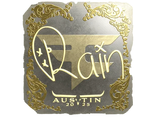 印花 | rain(金色)| 2025年奥斯汀锦标赛