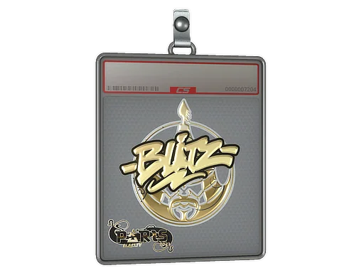 Placa de pegatinas | bLitz (dorada) | París 2023