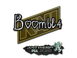 Klistermärke | Boombl4 (glitter) | Antwerp 2022