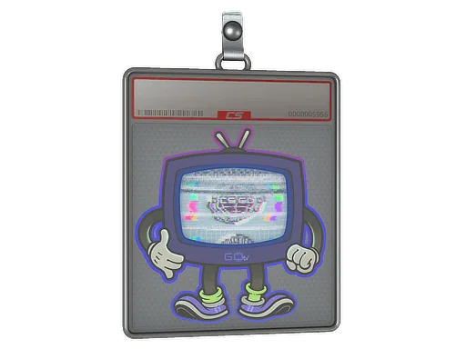Sticker Slab | Global TV (Lenticular)