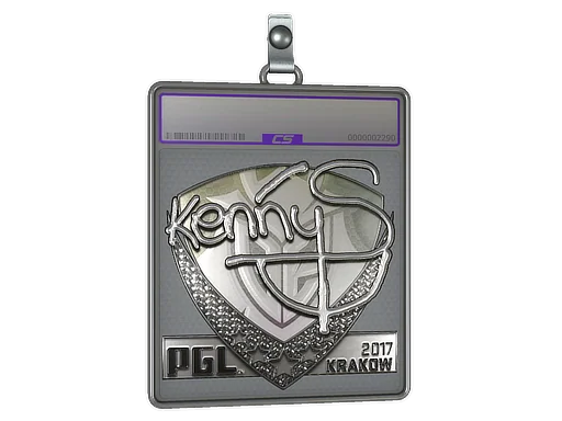 Placa de pegatinas | kennyS (reflectante) | Cracovia 2017