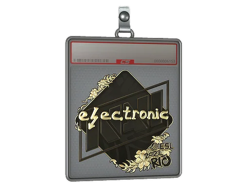 Sticker Slab | electronic (Gold) | Rio 2022
