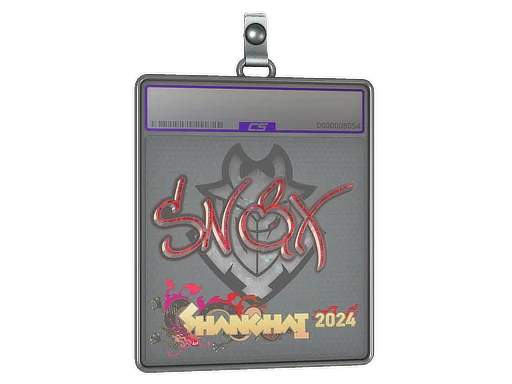 Placa de Adesivo | Snax (Purpurinado) | Xangai 2024