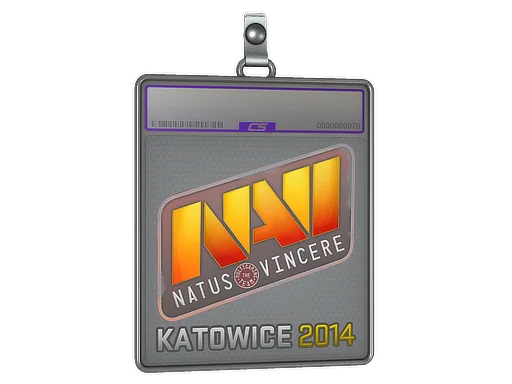Placa de Adesivo | Natus Vincere (Holográfico) | Katowice 2014