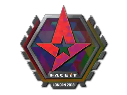 Naklejka | Astralis (holograficzna) | Londyn 2018