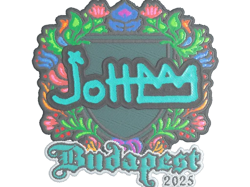 Adesivo | jottAAA (Bordado) | Budapeste 2025