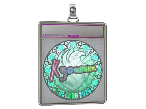 Placa de Adesivo | kyousuke (Holográfico) | Colônia 2026