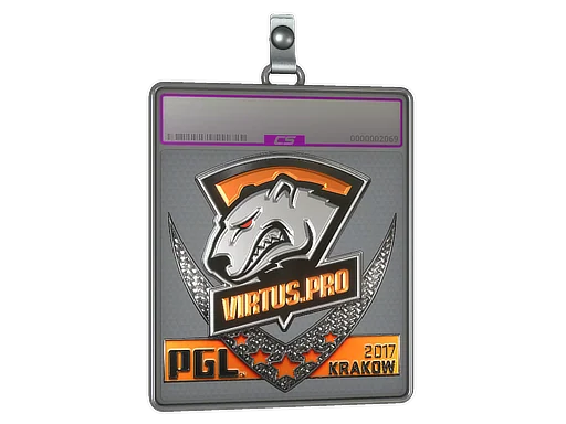 Klistermärkesfodral | Virtus.Pro (Foil) | Krakow 2017