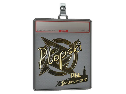 Pokrowiec na naklejkę | Plopski (złota) | Sztokholm 2021