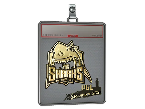 Aufkleberhülle | Sharks Esports (Gold) | Stockholm 2021