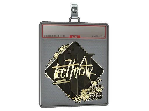 Sticker Slab | Techno4K (Gold) | Rio 2022