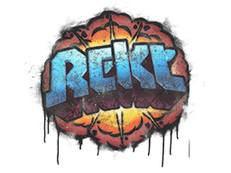 Versiegeltes Graffito | Rekt