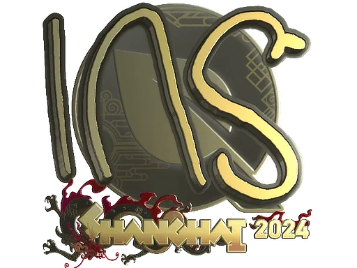Klistermärke | INS (guld) | Shanghai 2024